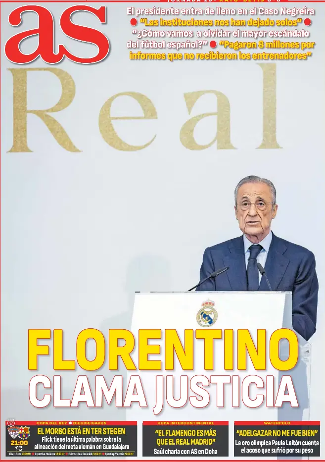 FLORENTINO CLAMA JUSTICIA