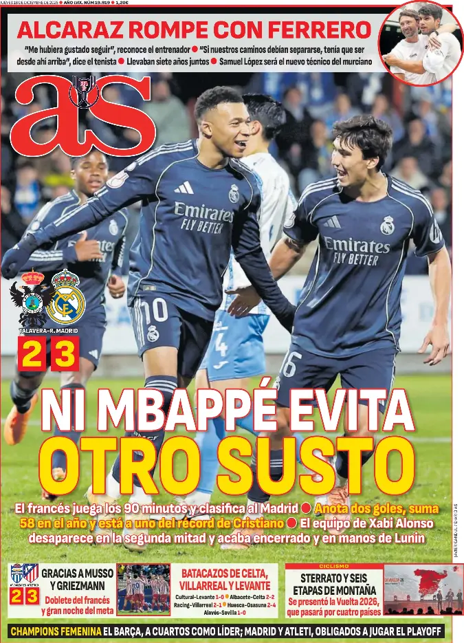 NI MBAPPÉ EVITA OTRO SUSTO