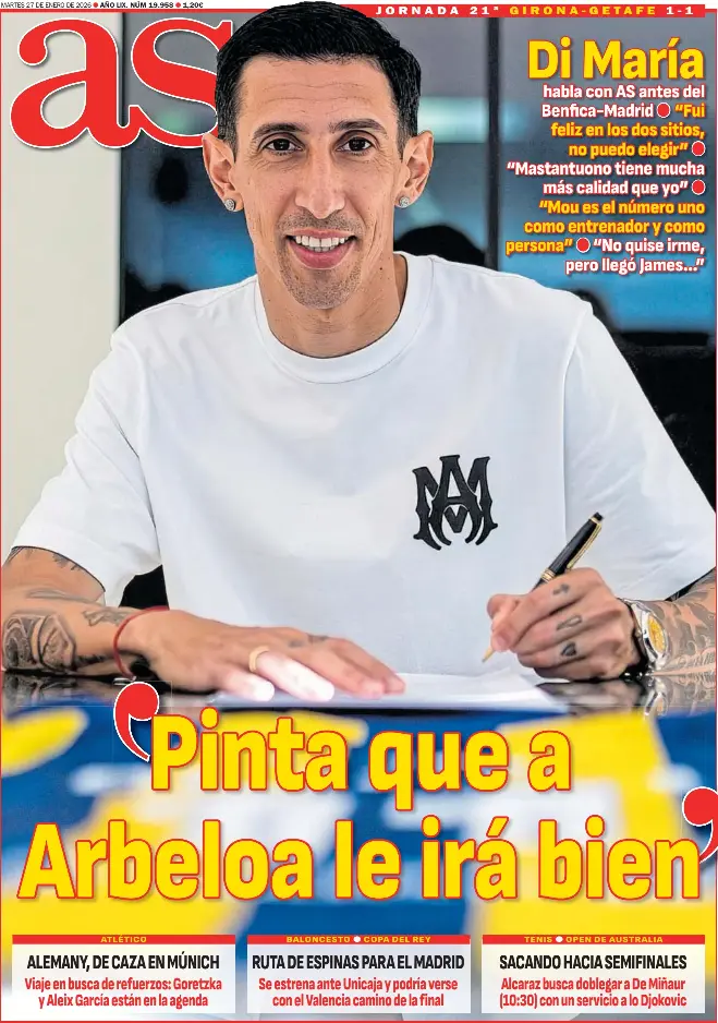 PINTA QUE A ARBELOA LE IRÁ BIEN