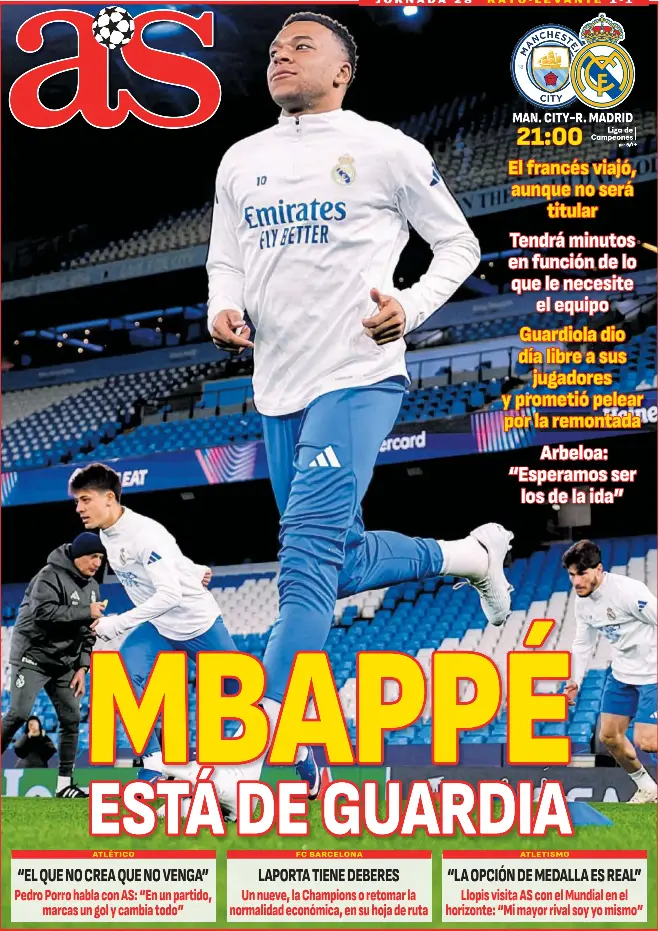 MBAPPÉ ESTÁ DE GUARDIA