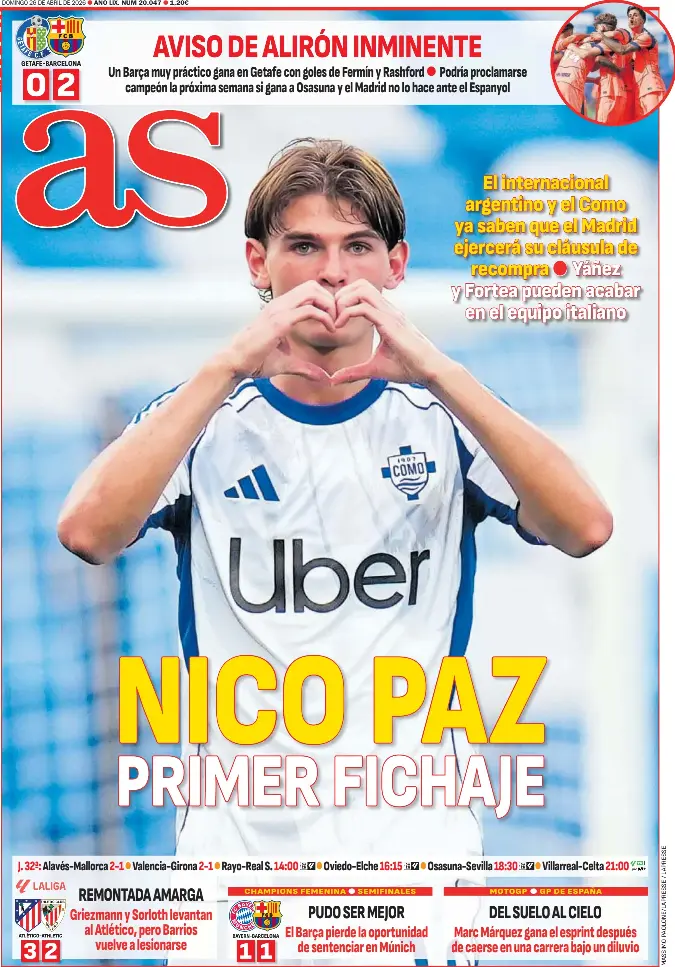 NICO PAZ PRIMER FICHAJE
