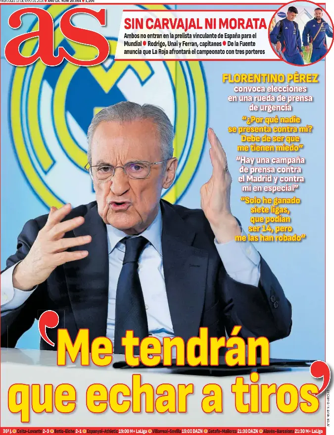 ME TENDRÁN QUE ECHAR A TIROS
