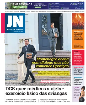 Jornal de Notícias - 11 abr. 2024
