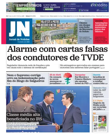 Jornal de Notícias - 20 abr. 2024