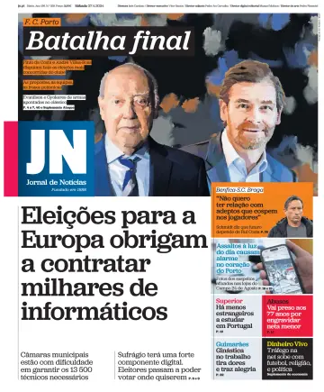 Jornal de Notícias - 27 四月 2024
