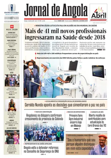 Jornal de Angola - 07 Nis 2024