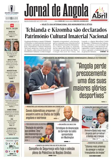 Jornal de Angola - 18 abril 2024