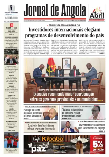 Jornal de Angola - 19 abril 2024