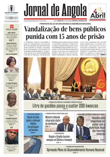 Jornal de Angola - 23 abril 2024