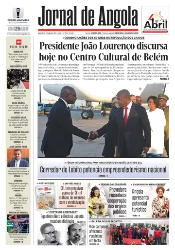 Jornal de Angola - 25 апр. 2024