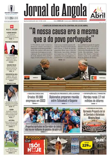 Jornal de Angola - 26 abril 2024
