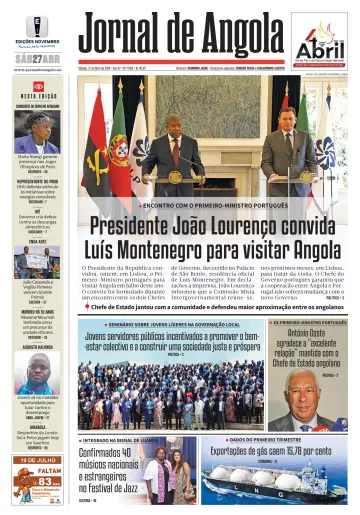 Jornal de Angola - 27 abril 2024