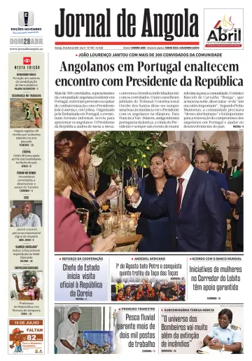 Jornal de Angola - 28 Apr. 2024