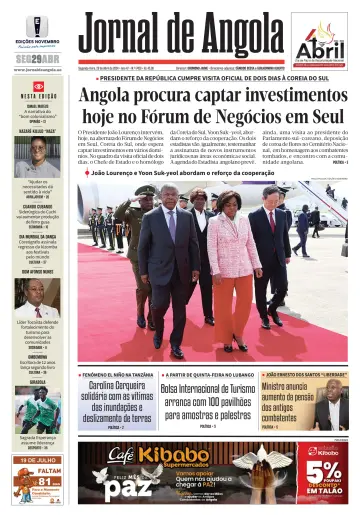 Jornal de Angola - 29 四月 2024