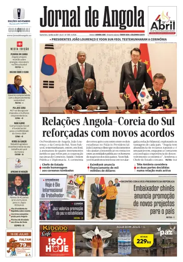 Jornal de Angola - 01 май 2024
