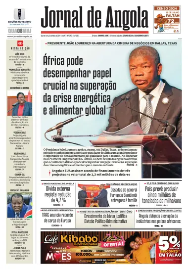 Jornal de Angola - 08 maio 2024