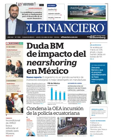 El Financiero (Mexico) - 11 апр. 2024