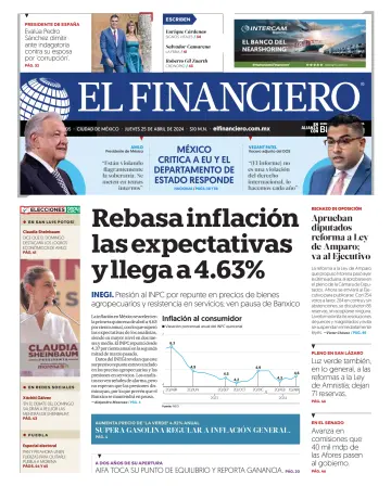 El Financiero (Mexico) - 25 апр. 2024