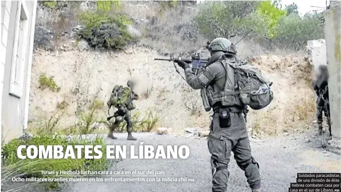 COMBATES EN LÍBANO