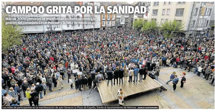 CAMPOO GRITA POR LA SANIDAD