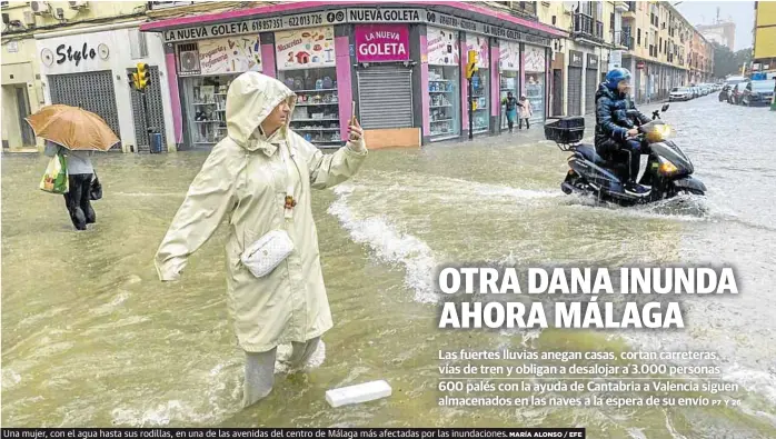 OTRA DANA INUNDA AHORA MÁLAGA