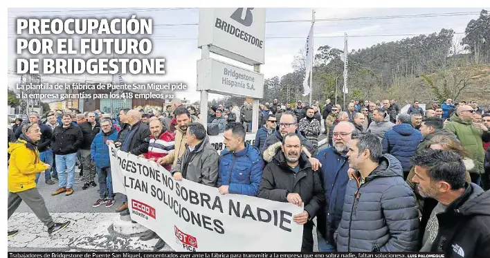 PREOCUPACIÓN POR EL FUTURO DE BRIDGESTONE