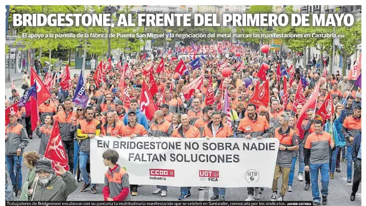 BRIDGESTONE, AL FRENTE DEL PRIMERO DE MAYO