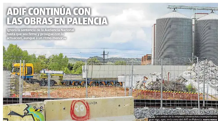ADIF CONTINÚA CON LAS OBRAS EN PALENCIA