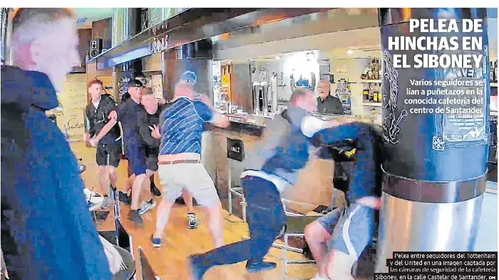 PELEA DE HINCHAS EN EL SIBONEY