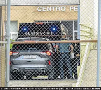 SANTOS CERDÁN INGRESA EN PRISIÓN