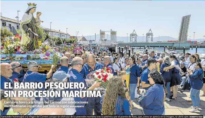 EL BARRIO PESQUERO, SIN PROCESIÓN MARÍTIMA