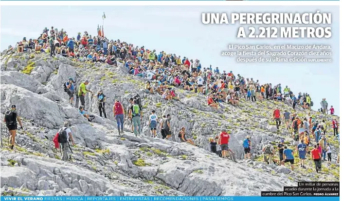 UNA PEREGRINACIÓN A 2.212 METROS