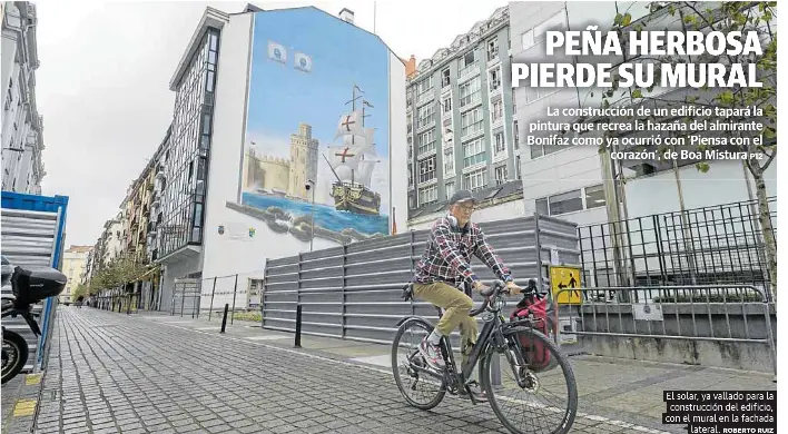 PEÑA HERBOSA PIERDE SU MURAL