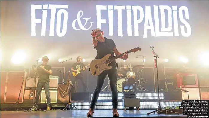 SANTANDER AÚLLA CON EL PRIMER CONCIERTO DE FITO