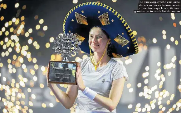 CRISTINA BUCSA, DOBLE TÍTULO EN MÉXICO