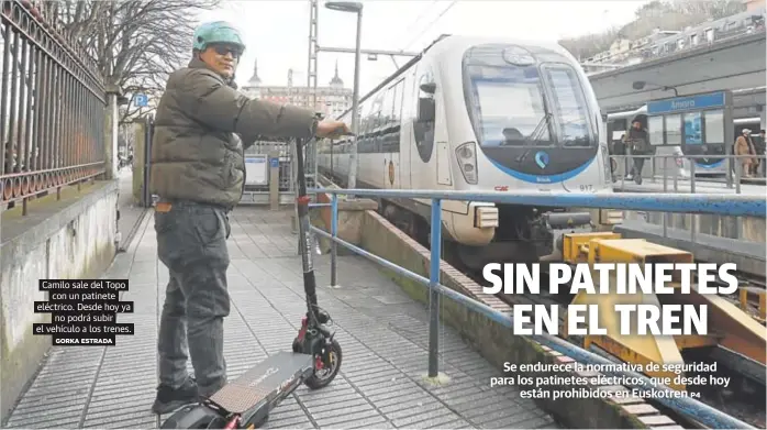 El Diario Vasco Sin Patinetes En El Tren