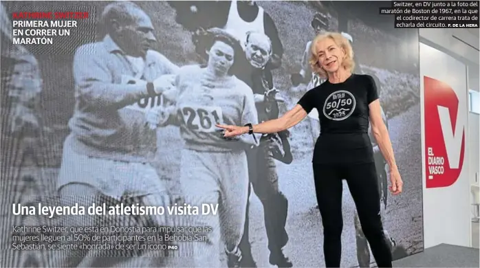 UNA LEYENDA DEL ATLETISMO VISITA DV