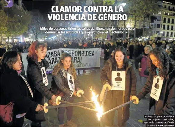 CLAMOR CONTRA LA VIOLENCIA DE GÉNERO