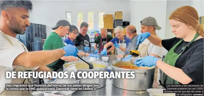 DE REFUGIADOS A COOPERANTES