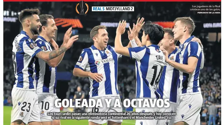 GOLEADA Y A OCTAVOS