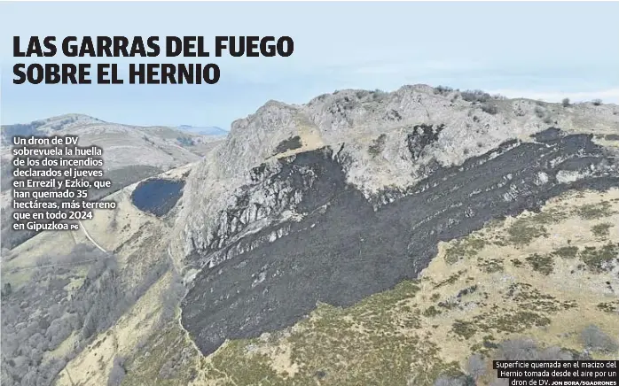 LAS GARRAS DEL FUEGO SOBRE EL HERNIO