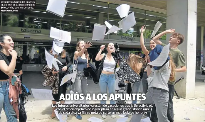 ADIÓS A LOS APUNTES