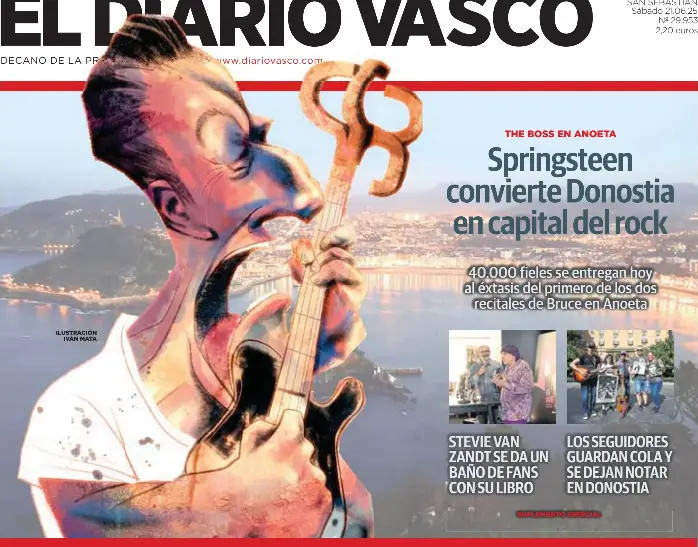 SPRINGSTEEN CONVIERTE DONOSTIA EN CAPITAL DEL ROCK