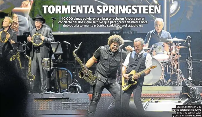 TORMENTA SPRINGSTEEN