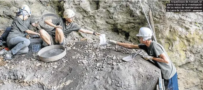 RESTOS DE NEANDERTALES EN ZEGAMA DE HACE 41.000 AÑOS