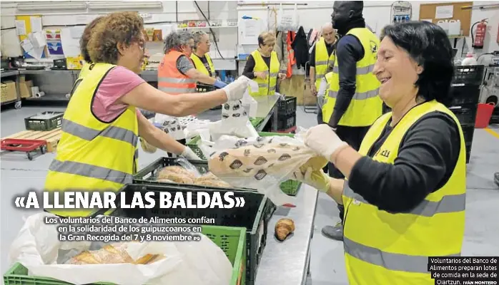 «A LLENAR LAS BALDAS»