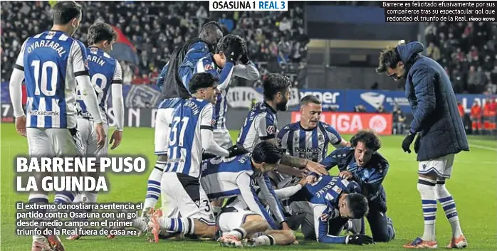 BARRENE PUSO LA GUINDA