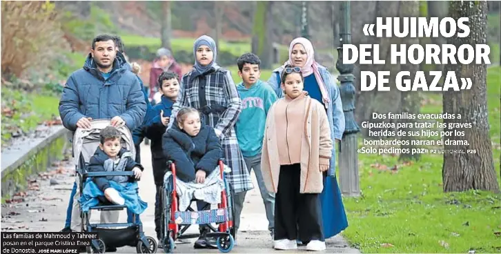 «HUIMOS DEL HORROR DE GAZA»