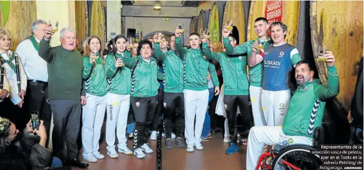 «TXOTX! GURE SAGARDO BERRIA!»