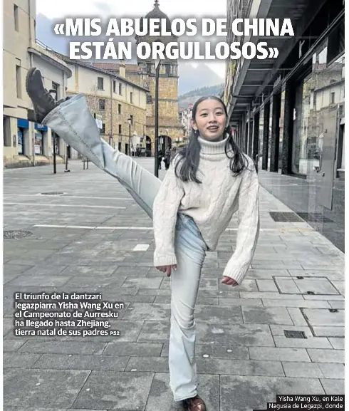 «MIS ABUELOS DE CHINA ESTÁN ORGULLOSOS»